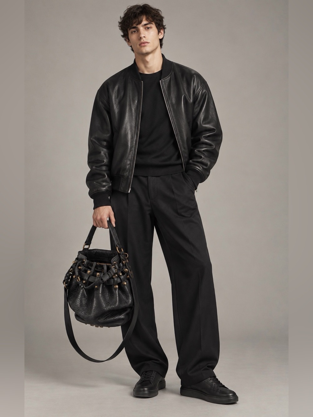 Rare archival Alexander Wang Diego full-size bucket bag from  early 2010s men